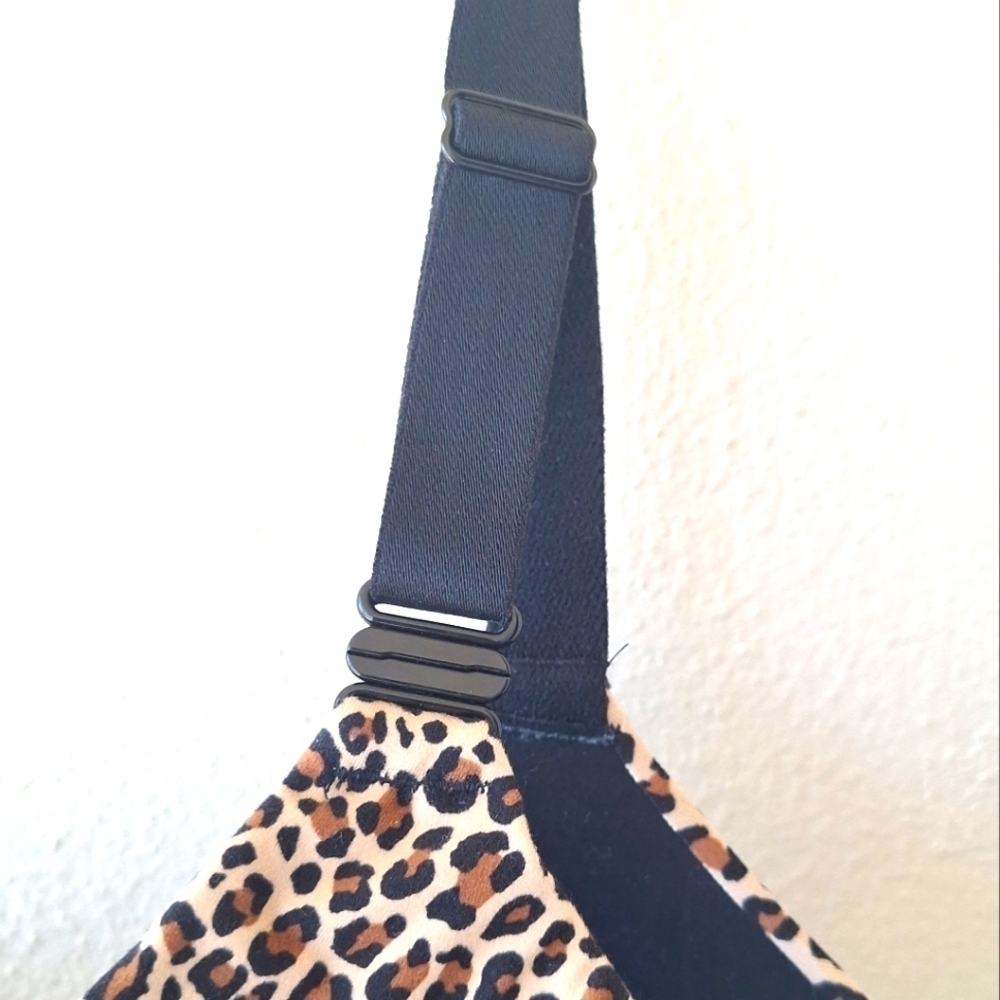 Auden Animal Print Lightly Lined Full Coverage T-Shirt Women's Bra Size 40DDD - Picture 7 of 9